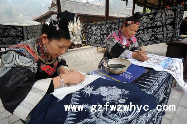 Le batik Miao de Danzhai du Guizhou